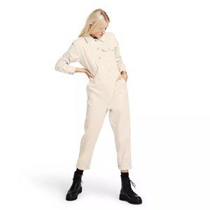 SANDY LIANG x Target White Cotton Jumpsuit